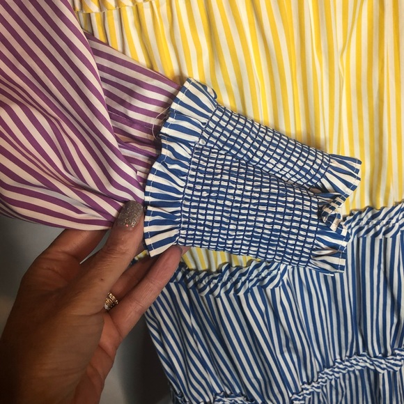 NWT CF Goldman Colorful MultiStripe Maxi Dress 8 - Picture 10 of 13